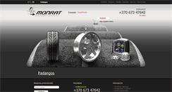 Desktop Screenshot of monrat.lt